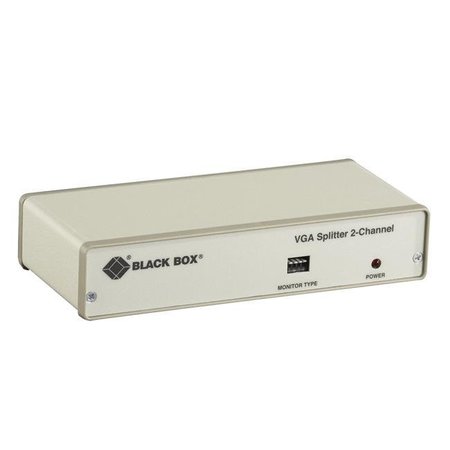 BLACK BOX Black Box AC056A-R4 VGA 2-Channel Video Splitter; 115VAC AC056A-R4